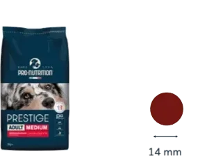 Sac Prestige Adult Medium et croquette ronde de 14 mm