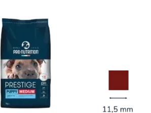 Sac Prestige Puppy Medium et croquette carrée de 11,5 mm