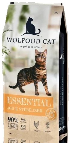 Sac Wolfood Cat Essential Agile Sterilized