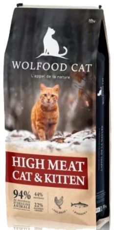 Sac Wolfood High Meat Cat & Kitten