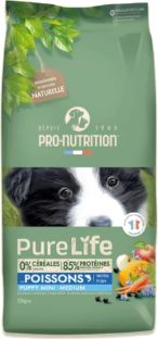 Sac PureLife Puppy Mini Medium Poissons
