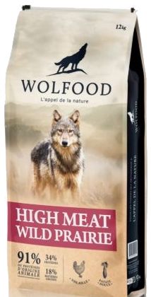 Sac Wolfood High Meat Wild Prairie