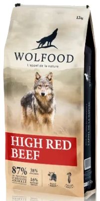 Sac Wolfood High Red Beef
