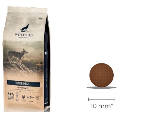 Sac Wolfood Breeding et croquette ronde de 10 mm